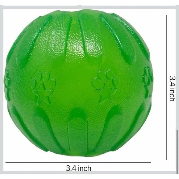Starmark Treat Dispensing Chew Ball Tough Dog Toy Medium-Large for Large Breeds - Picture 2 of 8
